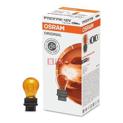 OSRAM   PY27/7w   (2 կոնտակտ)  12v  27/7W  Դեղին 3757AK - фото 5223