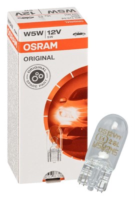 OSRAM   W5w   12v  5W 2825 - фото 5263