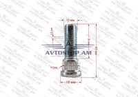 Շպիլկա M12x1.5x30 Ø 14.8 մմ L= 45մմ CRP1480A40