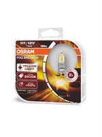 OSRAM H1 55 W +60% FOG Դեղին, Plastic, Զույգ